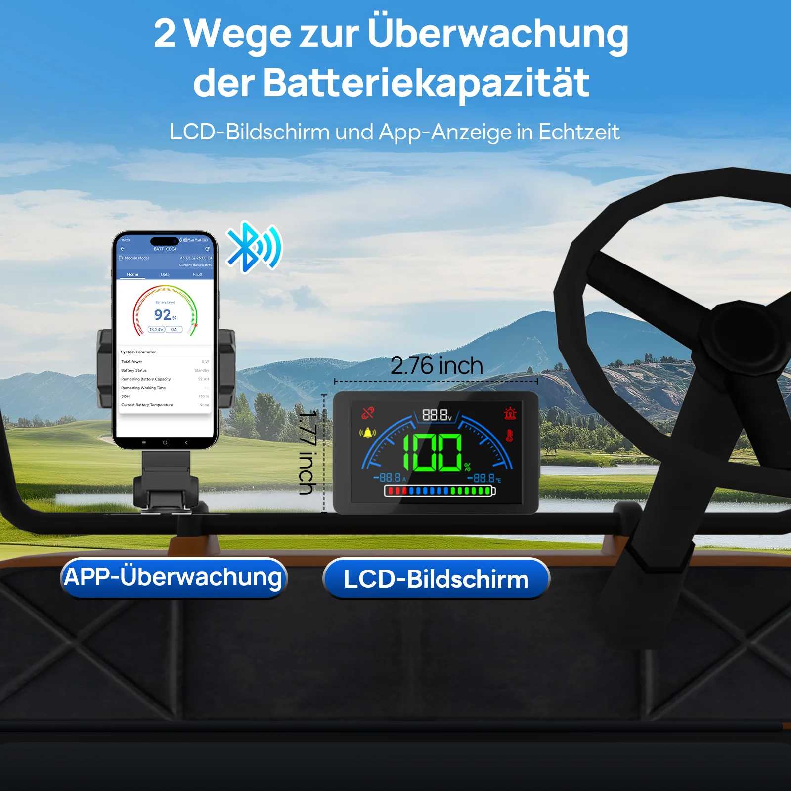 48V 50Ah mit Bluetooth und App-2