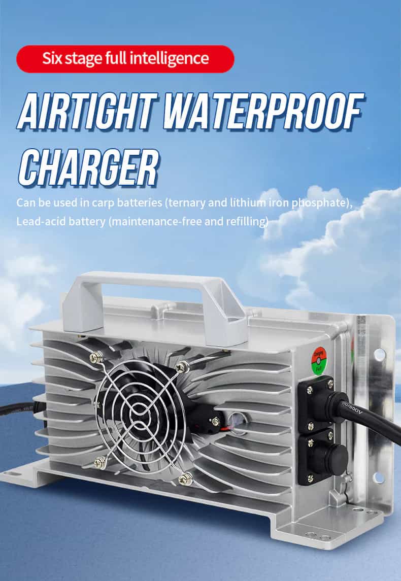 Specificaties van 48V 25A LiFePO4 accu oplader 