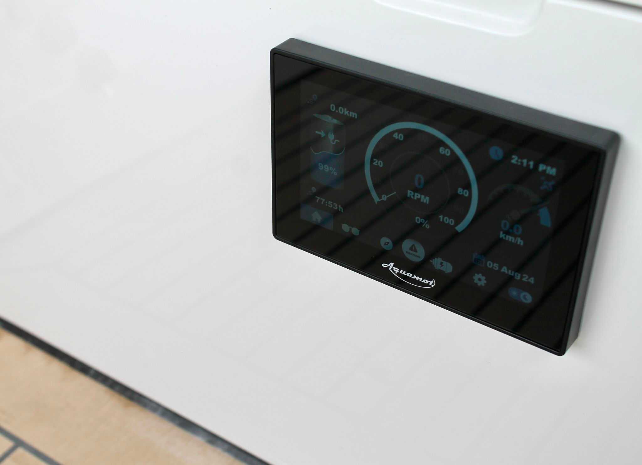 Bedienung des drehbaren Podmotors mit 2,2 kW