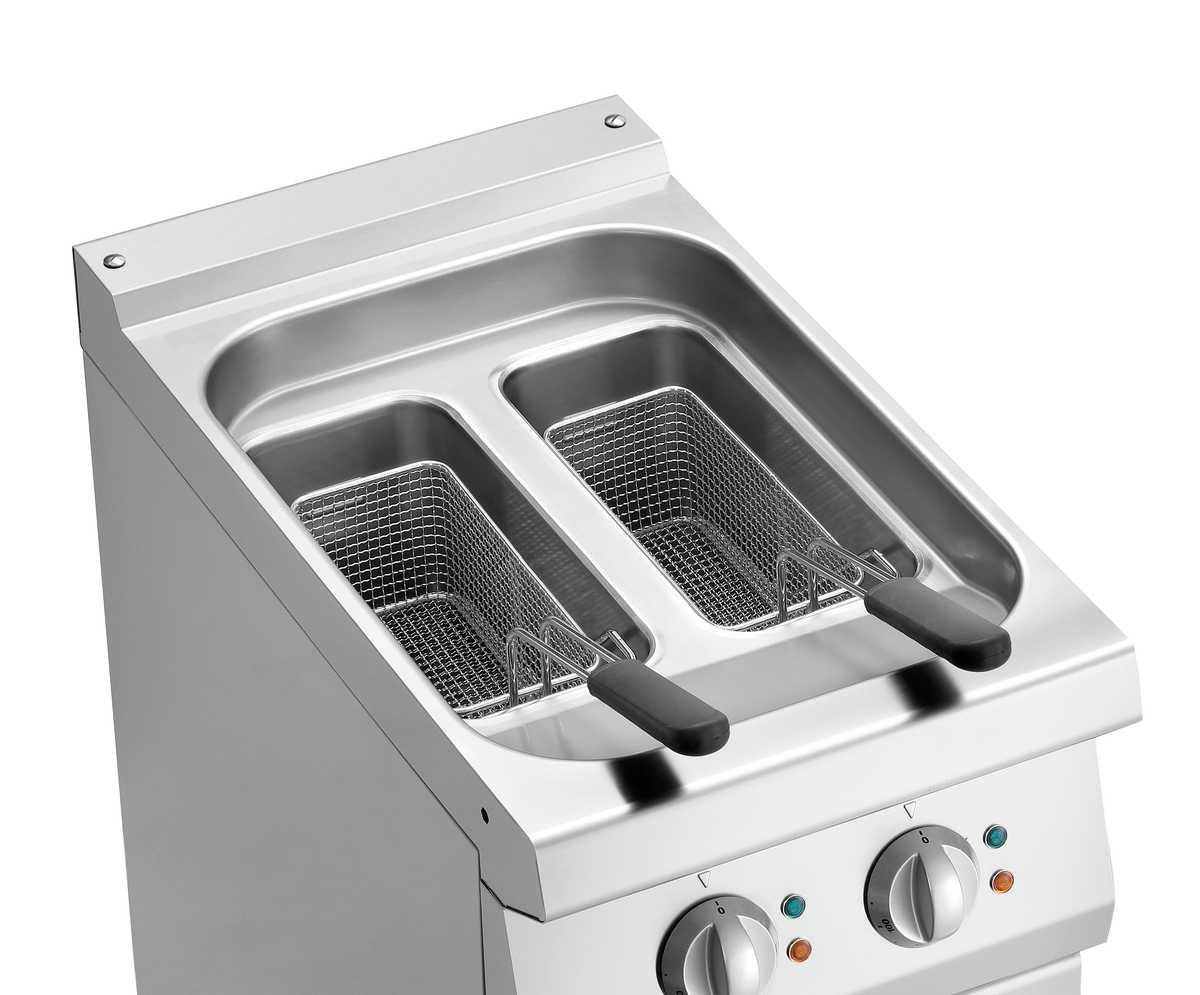 Vorteile der Bartscher Fritteuse 700, W400, 2x9L 