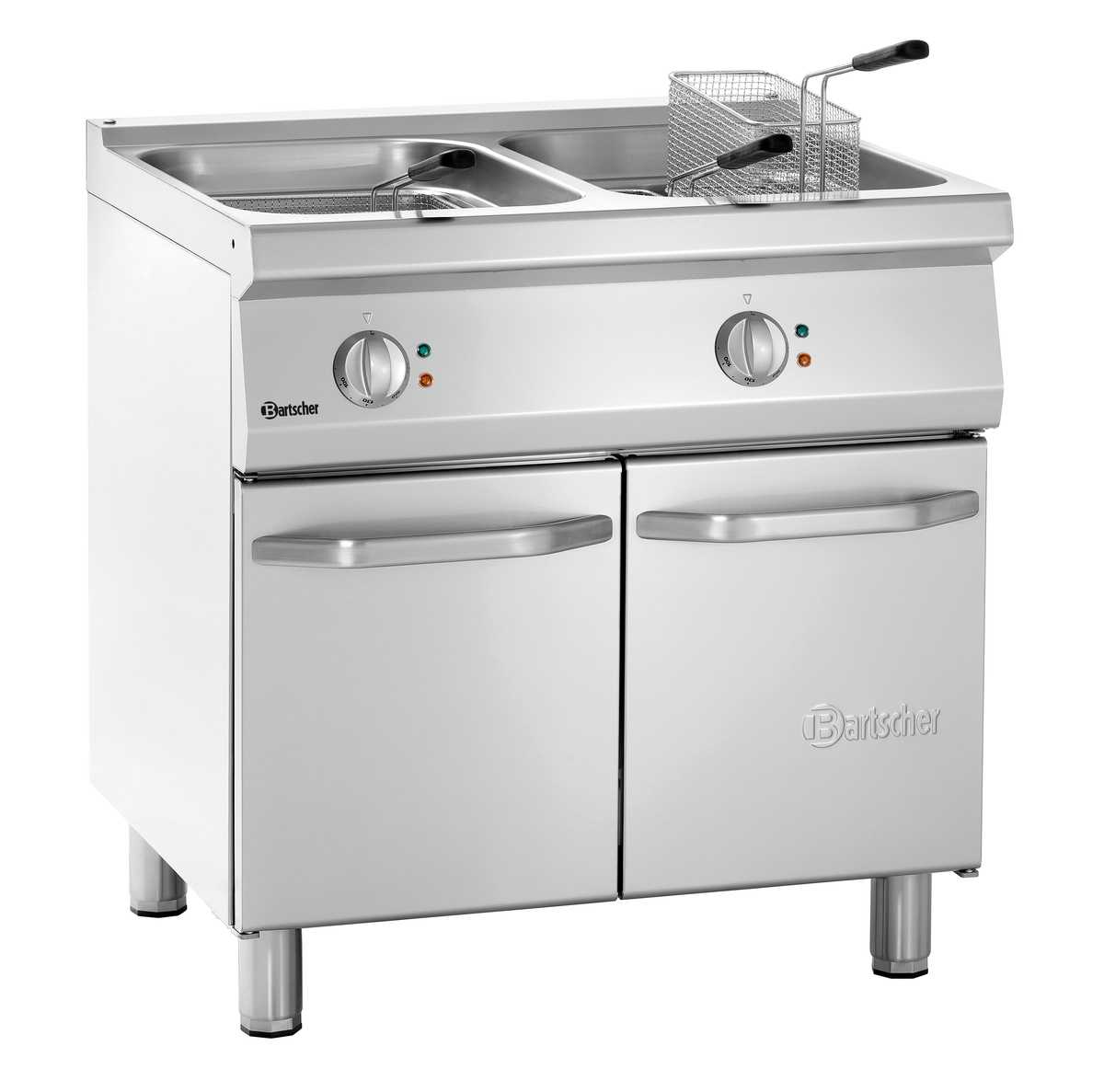Bartscher Fritteuse 700, W800, 2x15L