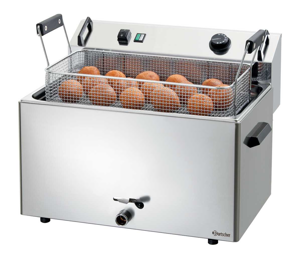 Vorteile der Bartscher Gebäck-Fritteuse BF 16E 