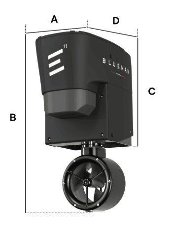 BlueSpin 11 kW Outboard Confort  