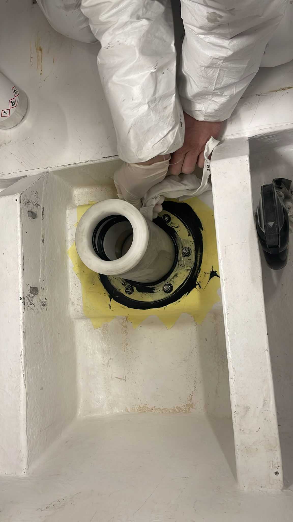 Bilder vom Drehmechanismus im Boot