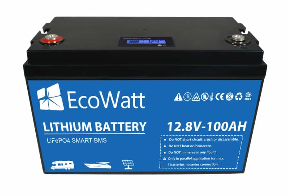 Ecowatt 12 V 100 Ah display