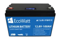 Ecowatt 12 V 100 Ah näyttö