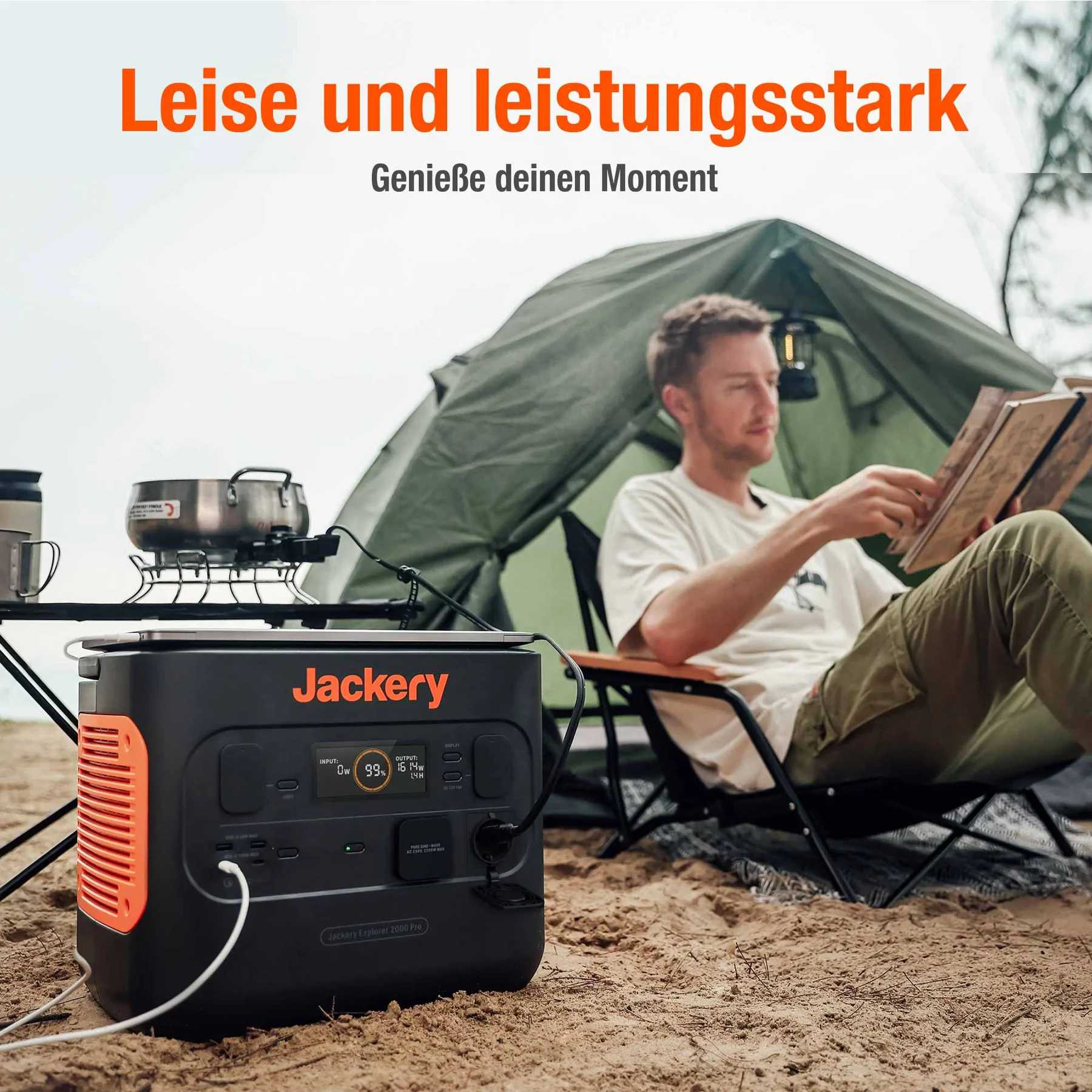 <p>Was kann mit der Jackery Explorer 2000 Pro geladen werden? </p>