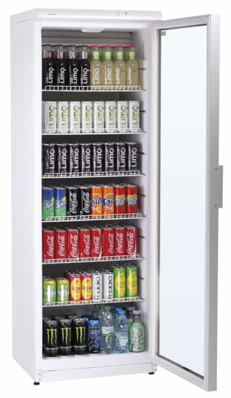 Vorteile des KBS Glastürkühlschrank CD 350 weiß