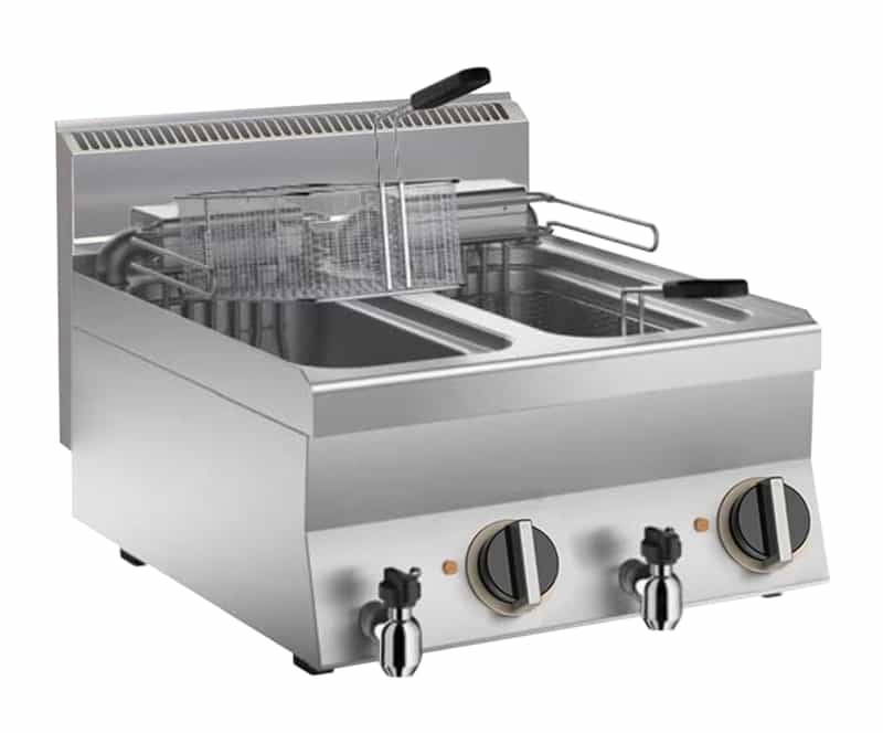 Vorteile der KBS Power 650 Elektro Fritteuse 2 x 10L 