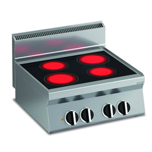 KBS Power 650 Glaskeramik Elektro-Kochfläche 4 Kochstellen