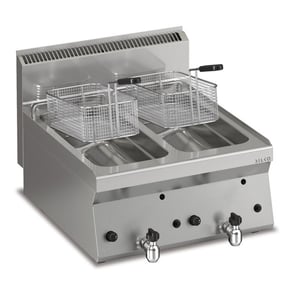 KBS Power 650 Gas Fritteuse 2 x 8L