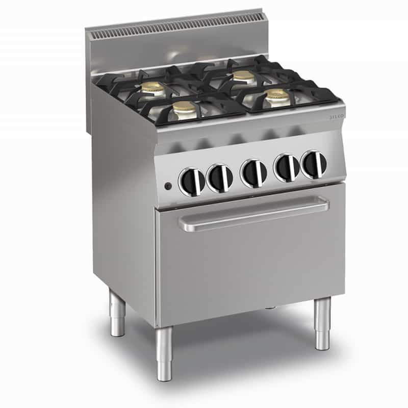 KBS Power 650 Gas-Herd 4 Brenner und Gasbackofen