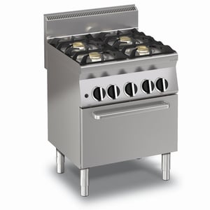 KBS Power 650 Gas-Herd 4 Brenner und Gasbackofen