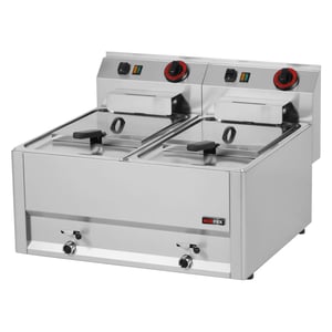 REDFOX Elektro-Fritteuse 2x 8L