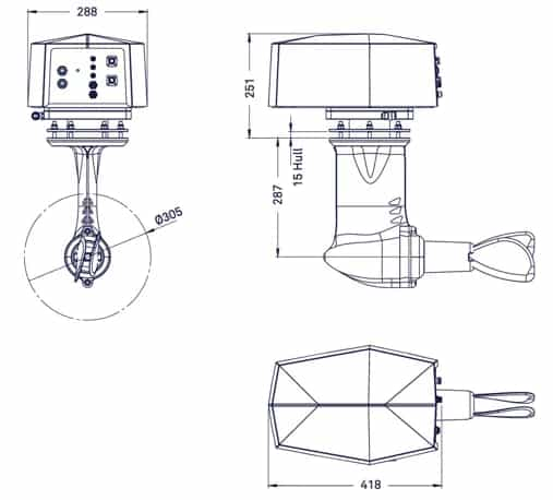 Mitek 10 PS Podmotor - Technik