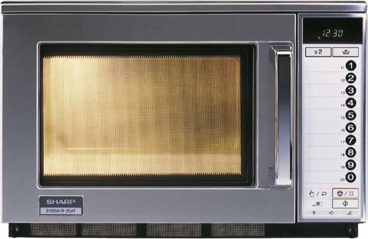 Vorteile der Sharp Profi-Mikrowelle R-25 AT 