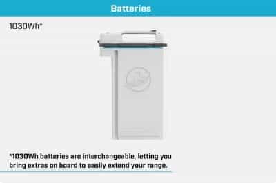 Mercury Avator 7.5e incl. 1 kWh battery