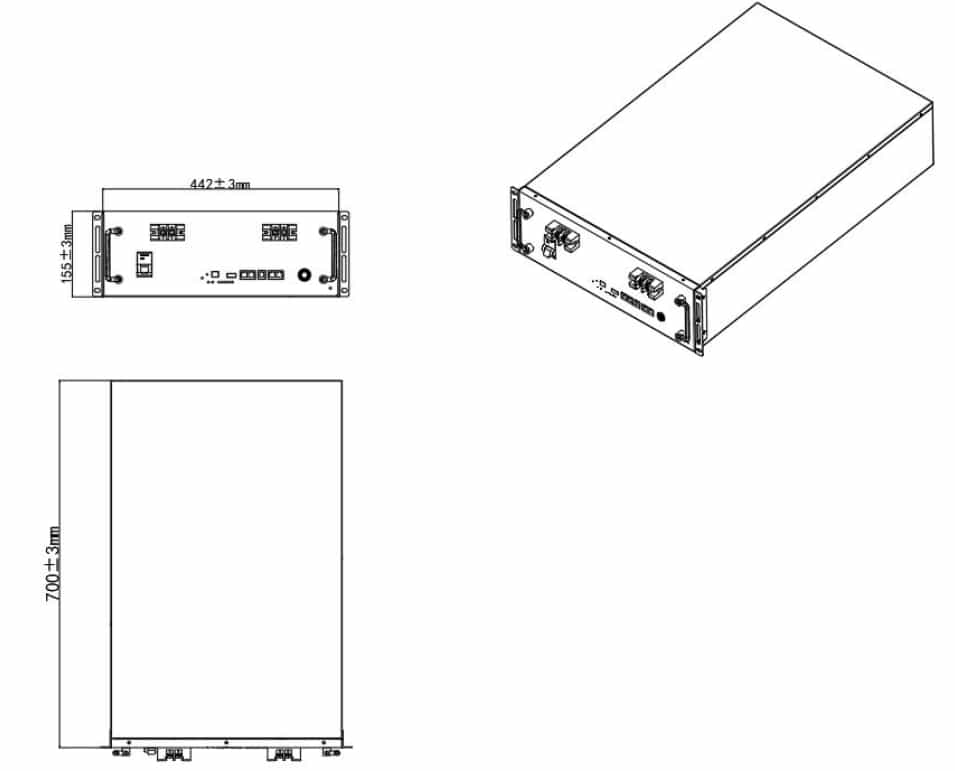 Tecnologia del Batteria di sodio 48V 100Ah 