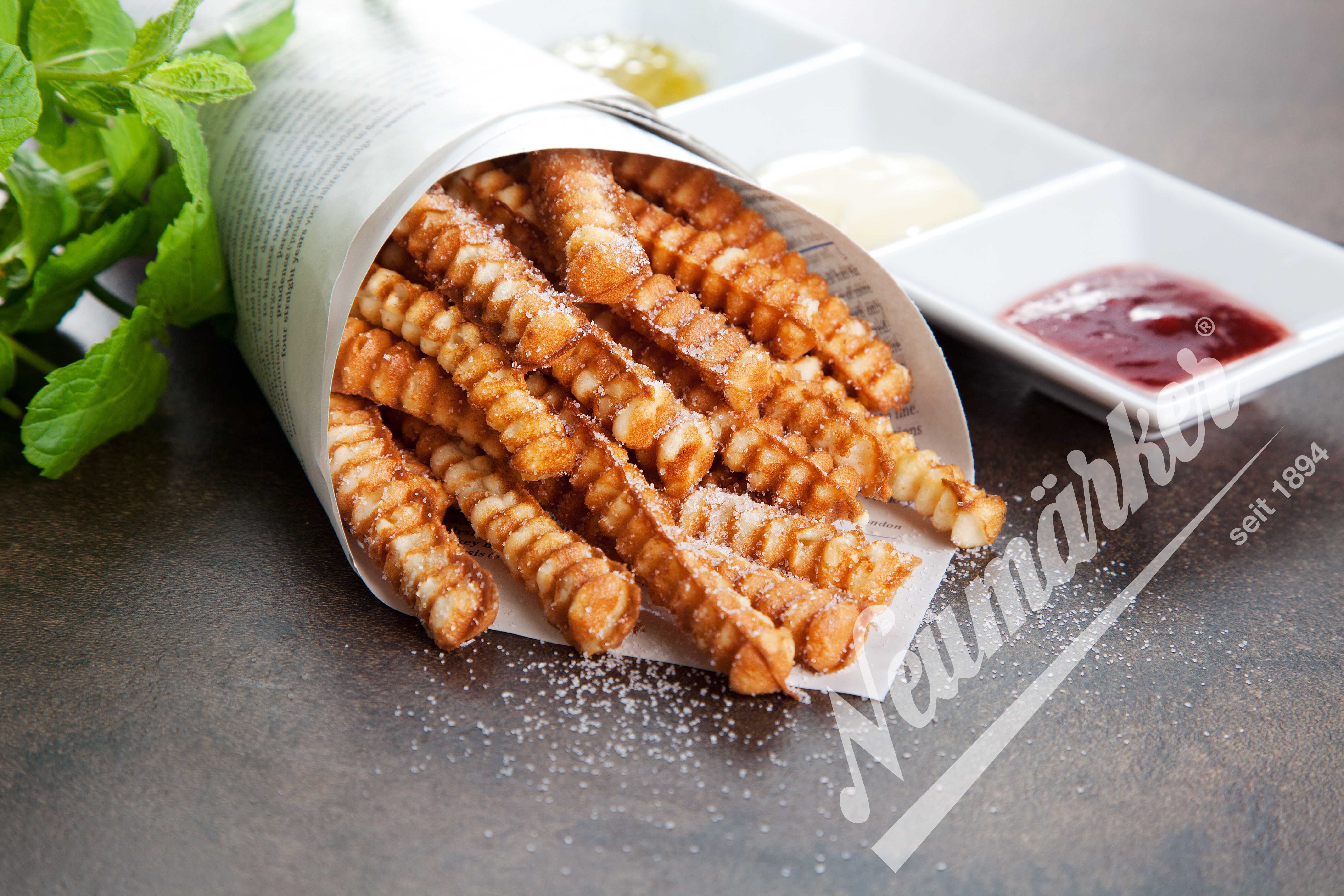Neumärker SWiNG Waffel-Pommes Backplattensatz Ideal geeignet für: