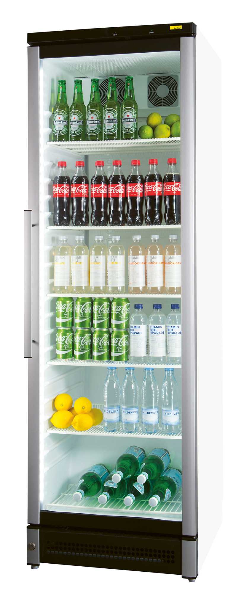 Vorteile des NordCap Glastürkühlschrank M 180