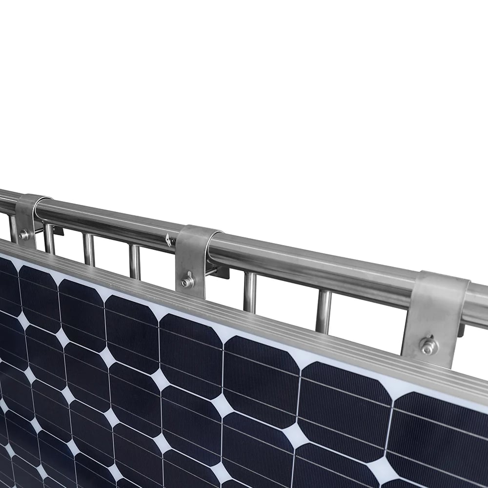 Solarmodul Halter für Balkongeländer