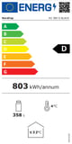 NordCap Glastürkühlschrank KU 385 G BLACK - image 1
