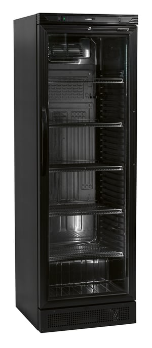 NordCap Glastürkühlschrank KU 385 G BLACK
