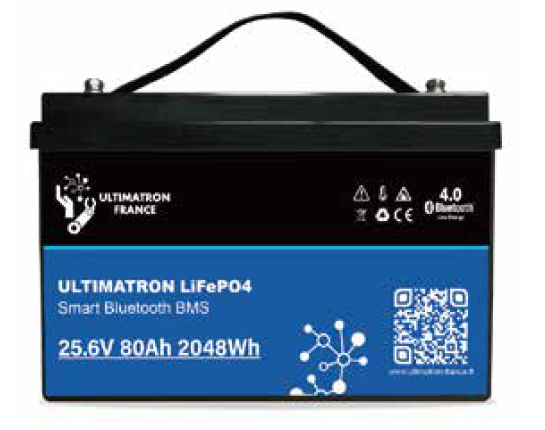Ultimatron Lithium Batterie - 24 V 80 Ah mit Bluetooth