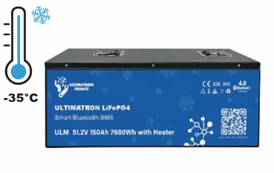 Ultimatron Lithium Batterie - 48 V 150 Ah mit Bluetooth
