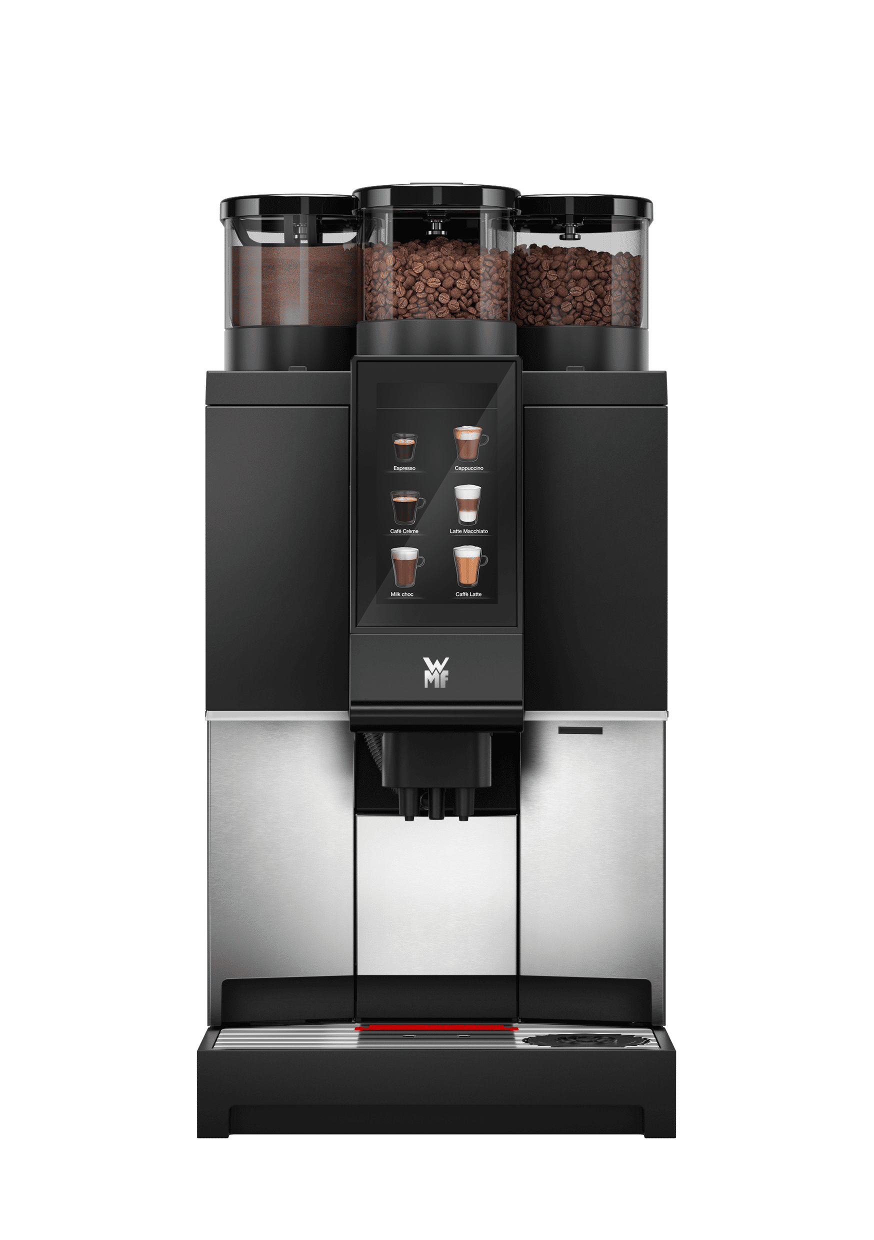 WMF 1300 S mit 2 Mühlen & Choc (ohne Milchsystem)