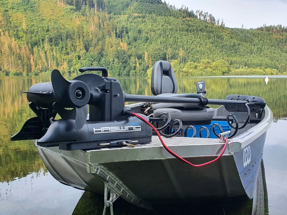 Safety with the Haswing Cayman 55 bow fishing motor