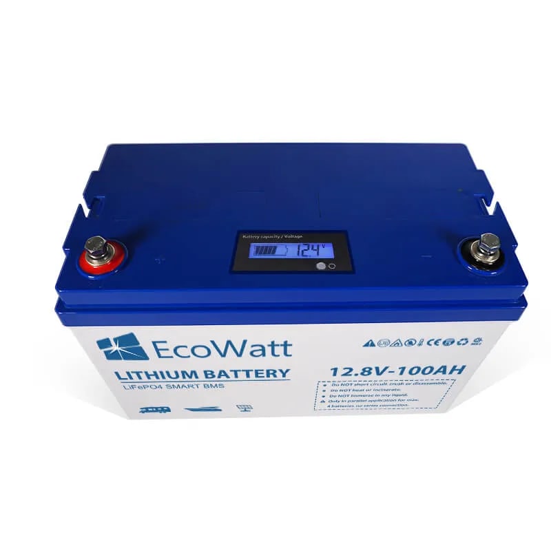 Ecowatt LED LiFePO4 12.8V 100Ah Lithium