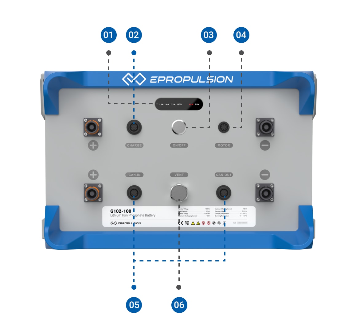 Functions of the G102-100