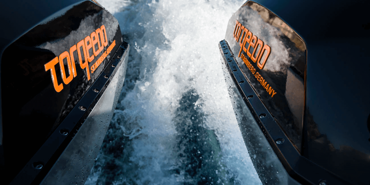 The Deep Blue outboards of the manufacturer Torqeedo