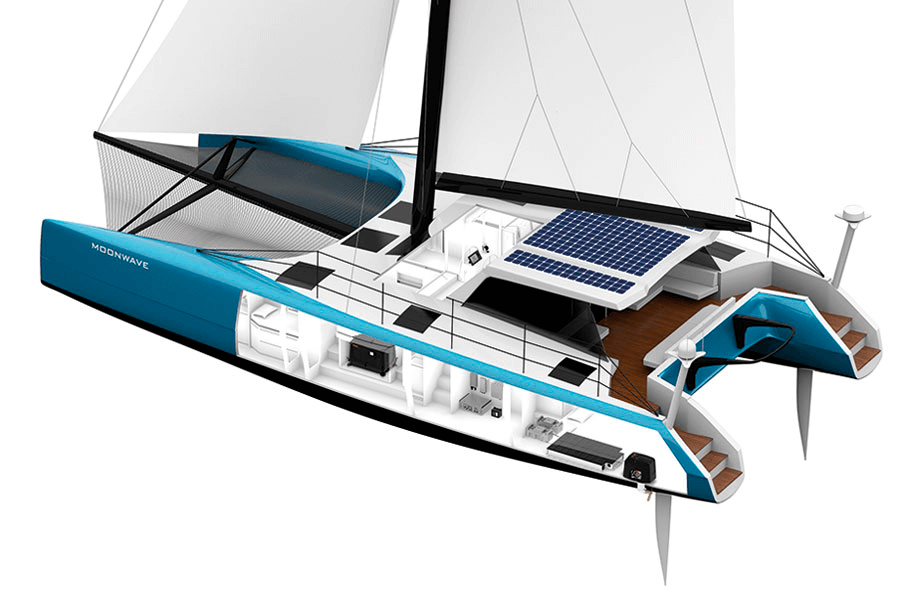 Technical features of the inboard Deep Blue 100i