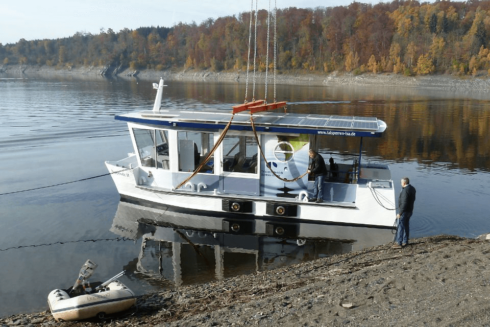 Range of the electric boat motors