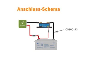 Anschluss-Massekabel Victron Shunt 25qmm