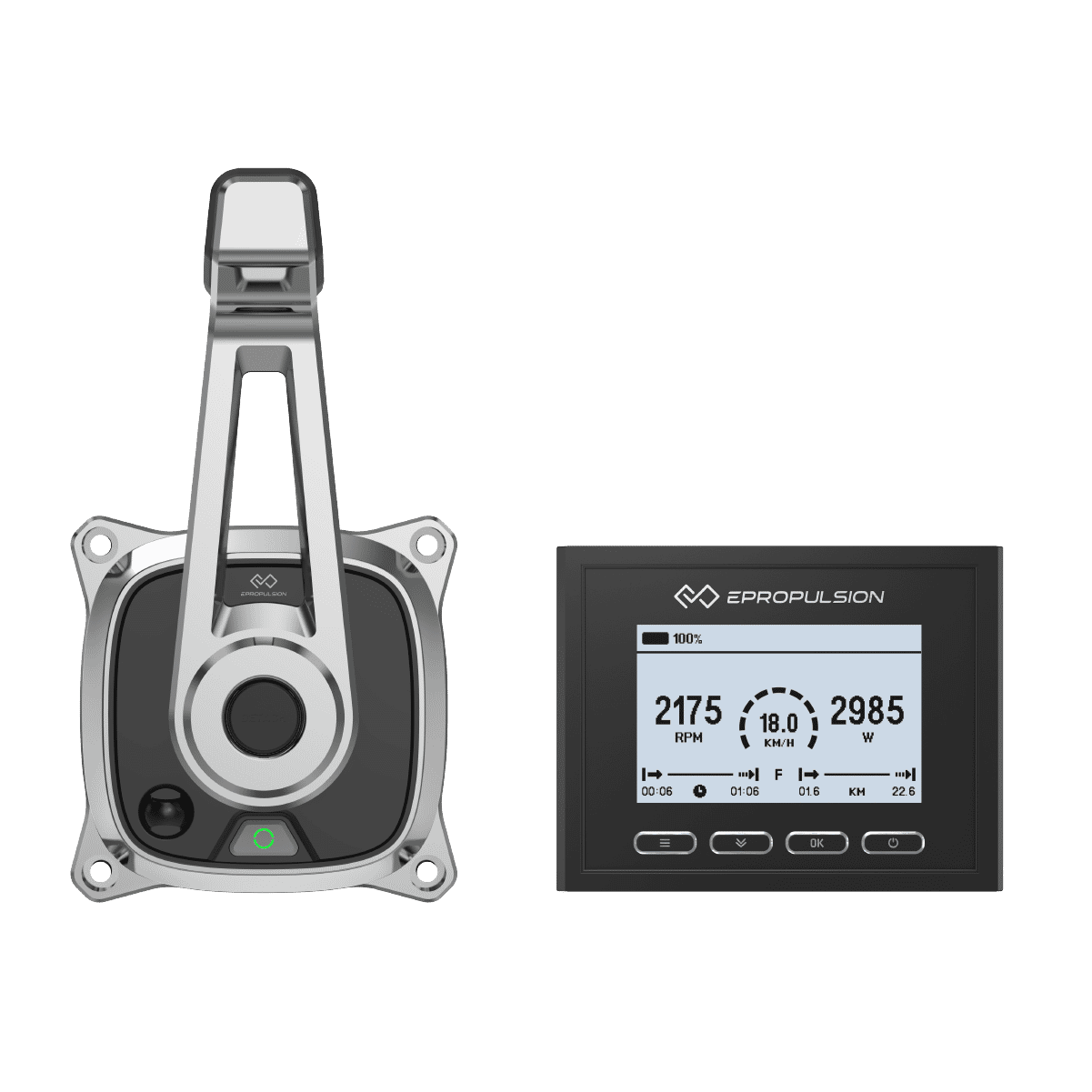 ePropulsion Smart EVO seitlicher Fahrhebel