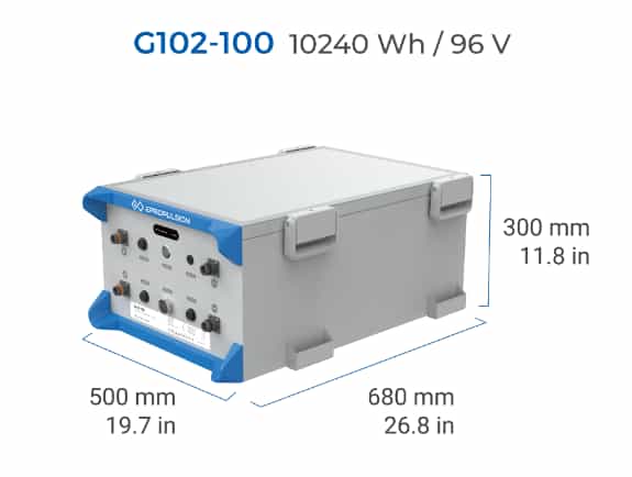 Information about the battery of ePropulsion Pod 20