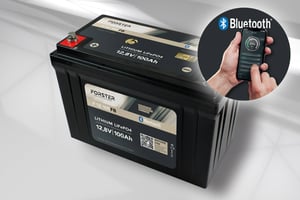 12 V 100 Ah Forster Fishing Battery with Bluetooth
