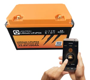 LIONTRON LiFePO4 25.6V 100Ah LX with Bluetooth