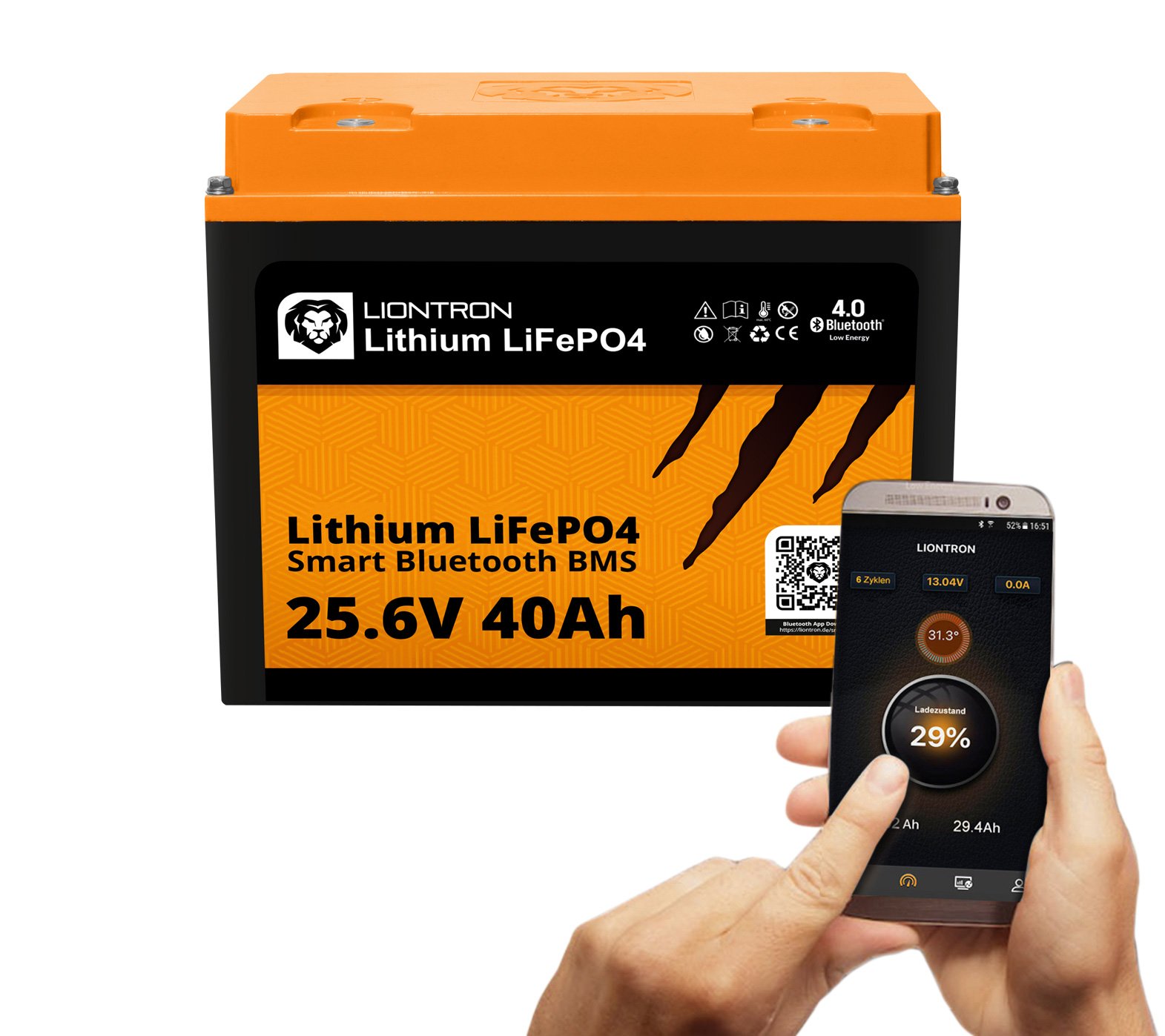 LIONTRON LiFePO4 25,6V 40Ah LX mit Bluetooth