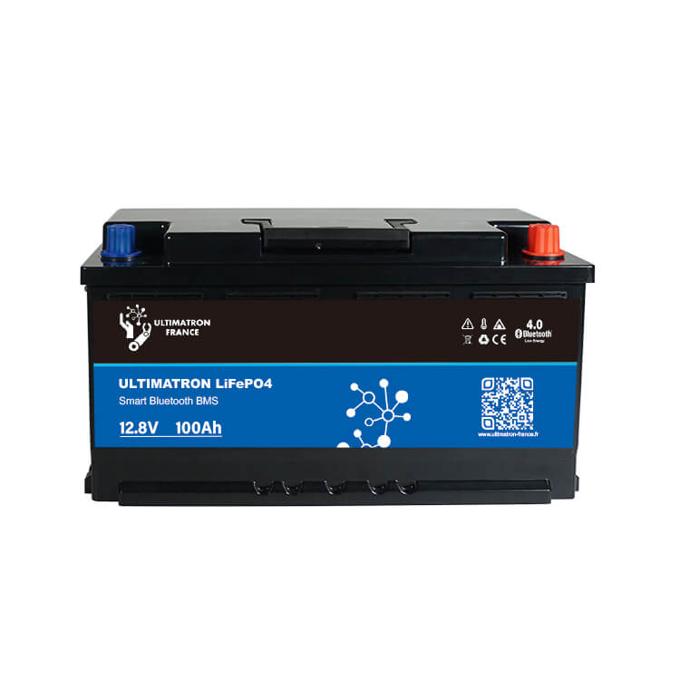 Ultimatron Under Seat Battery - 12 V 100 Ah Bluetooth