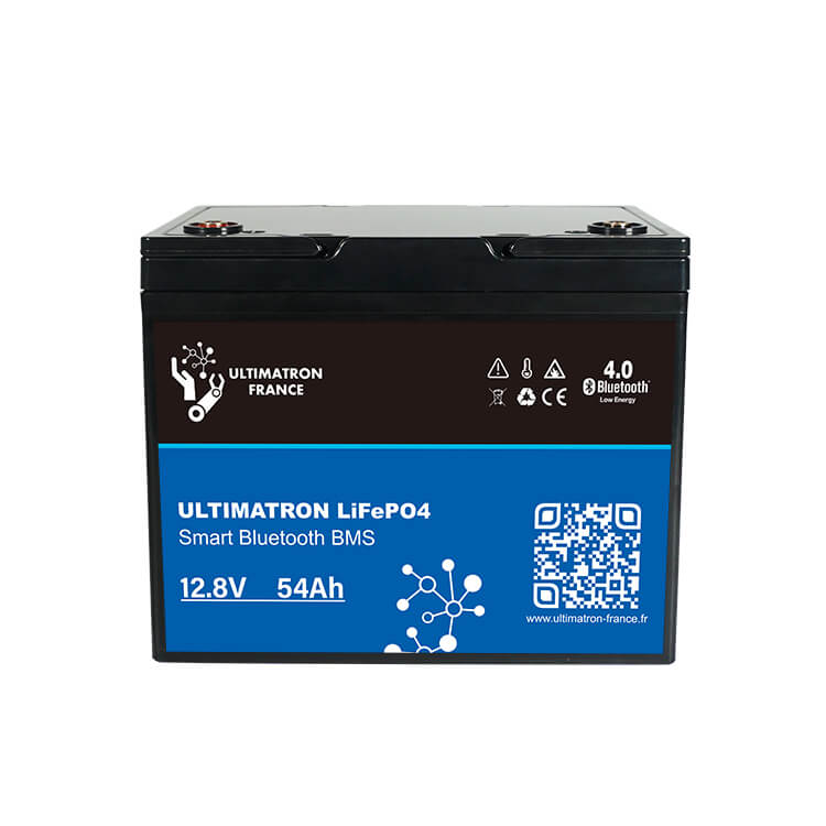 Ultimatron Lithium Battery - 12 V 54 Ah with Bluetooth