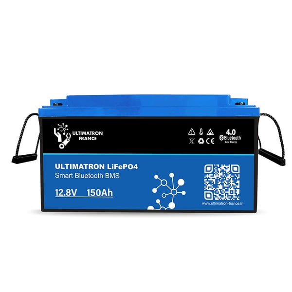 batterie lithium ultimatron lifepo4 smart bms 12.8v 150ah