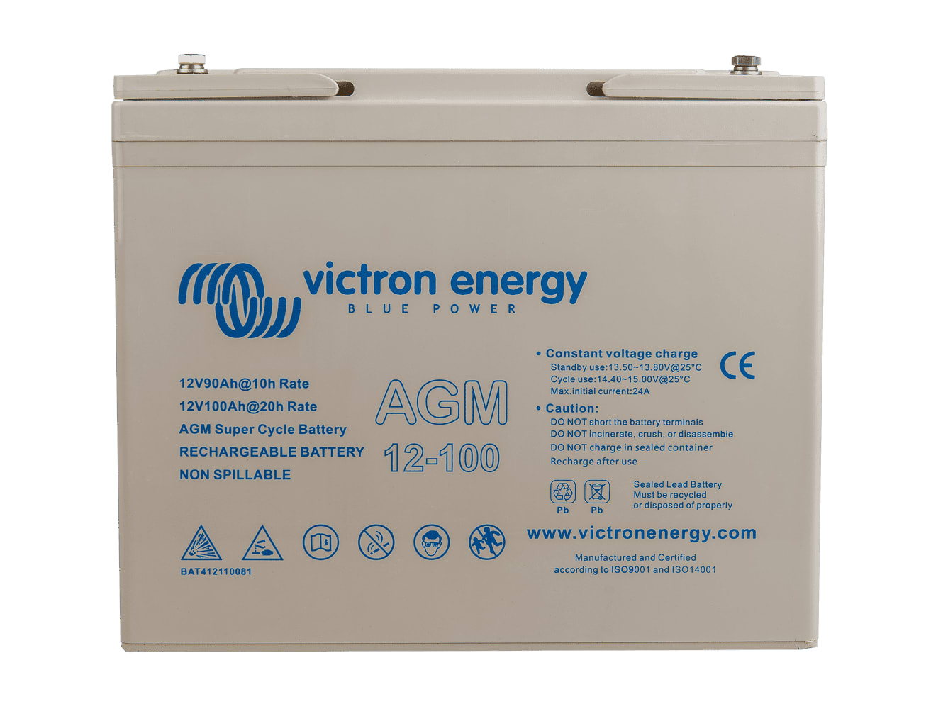 Batterie à décharge profonde 12 V - ALS12105 - Aquamot - AGM / plomb