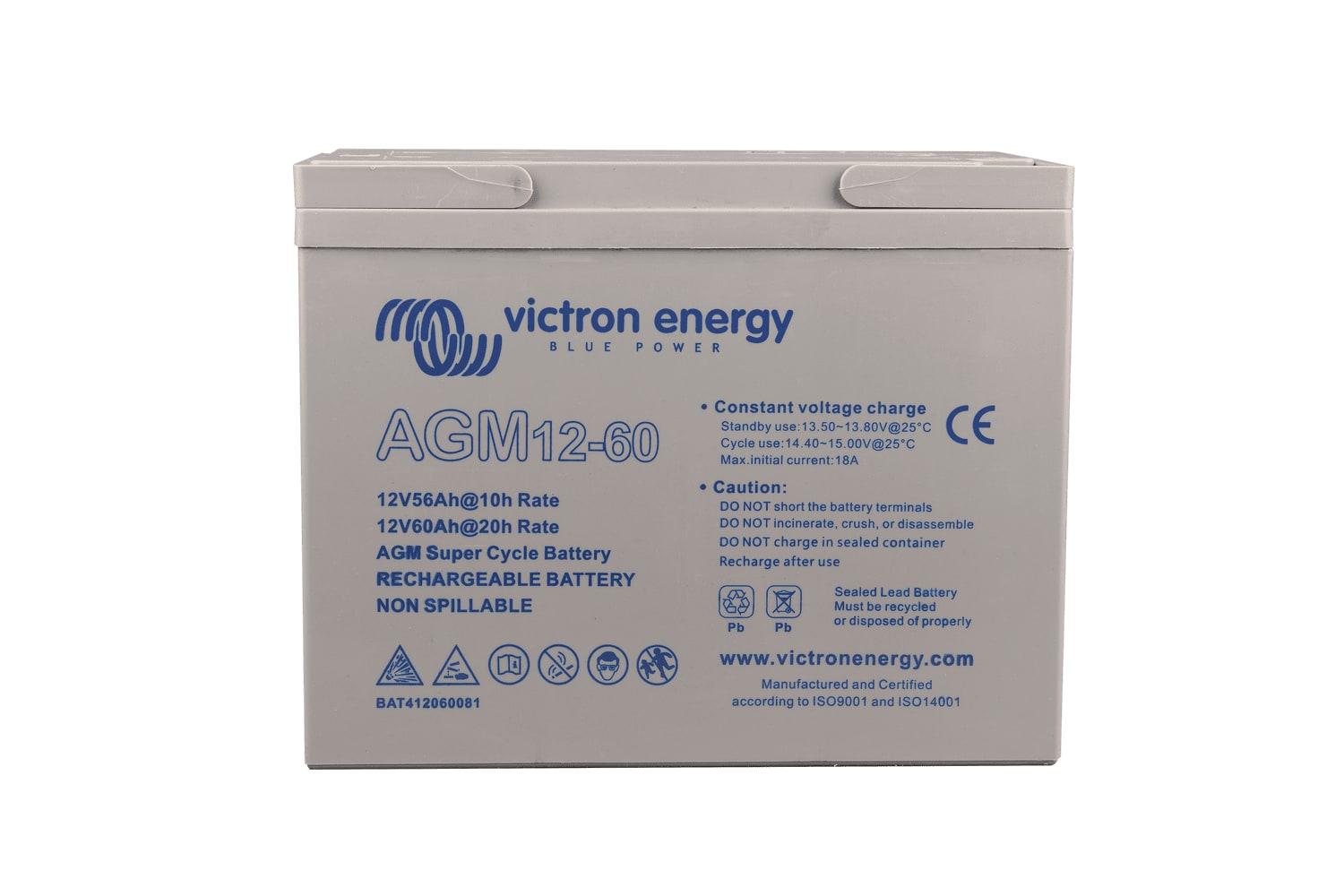 Victron Energy Super Cycle AGM 12V 60Ah