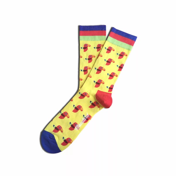 Moustard_Parrot_sock