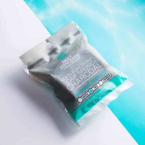 Daily Concepts Daily Multifunctional Charcoal Soap Sponge