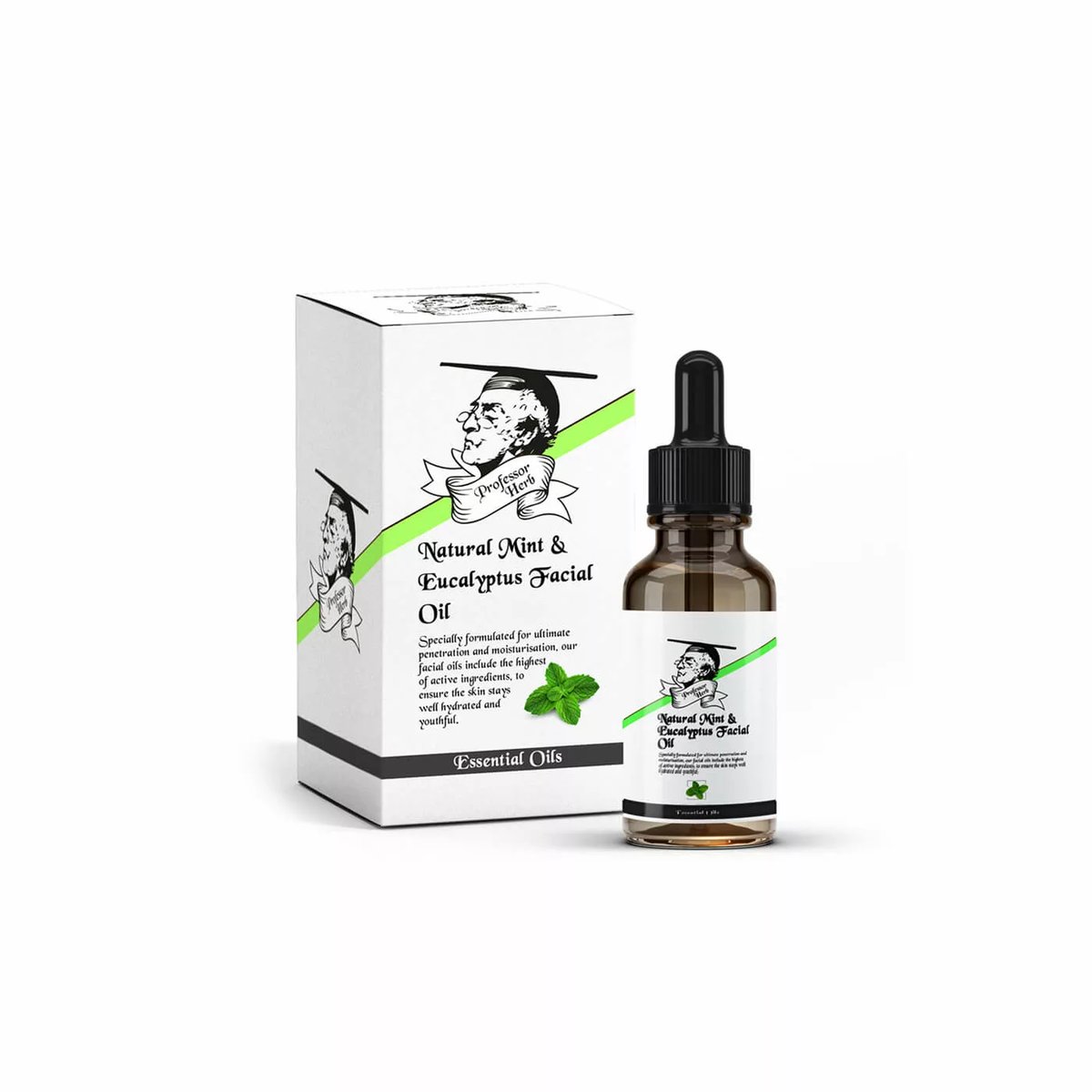Professor Herb Natural Mint & Eucalyptus Essential Face Oil 30 ml
